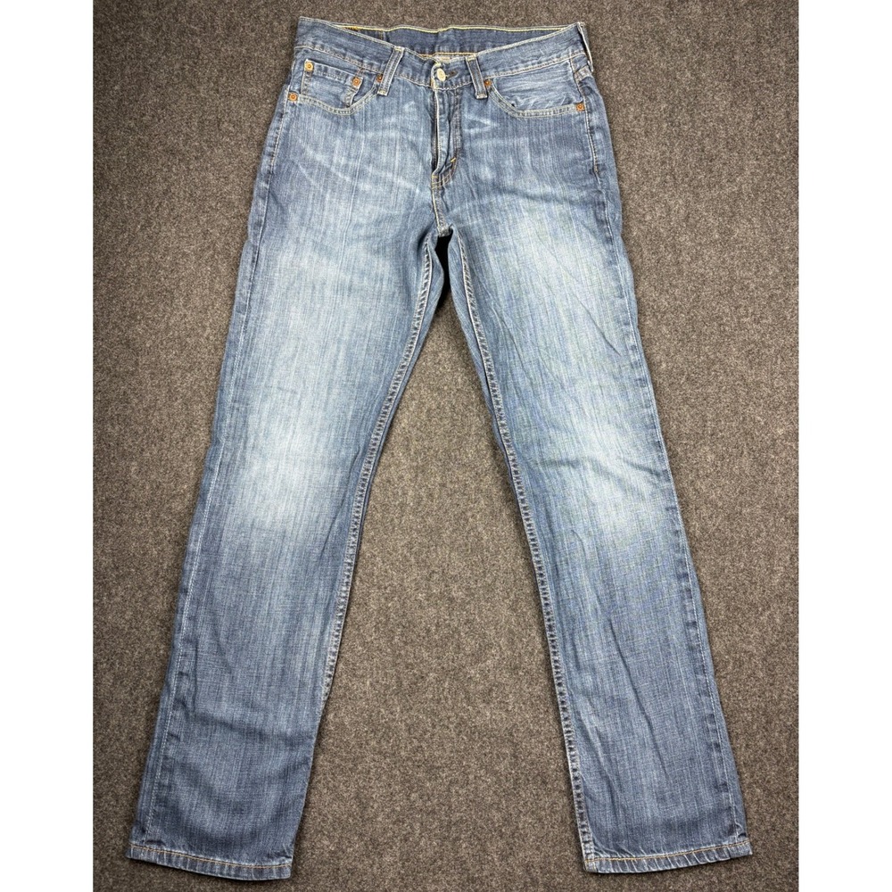 Levis 514 Straight Fit Blue Jeans Mens 30x32 Fits 28x30 Medium Wash Denim Pants